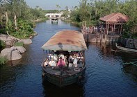 I know, the Discovery River Boats were quickly discontinued after AK's  opening, but if management had been willing to give Imagineering the money to conform to their original concept, the boat ride would have served as a preview of Beastly Kingdom, complete with sightings of Dragons, a Kraken, and an Unicorn. 